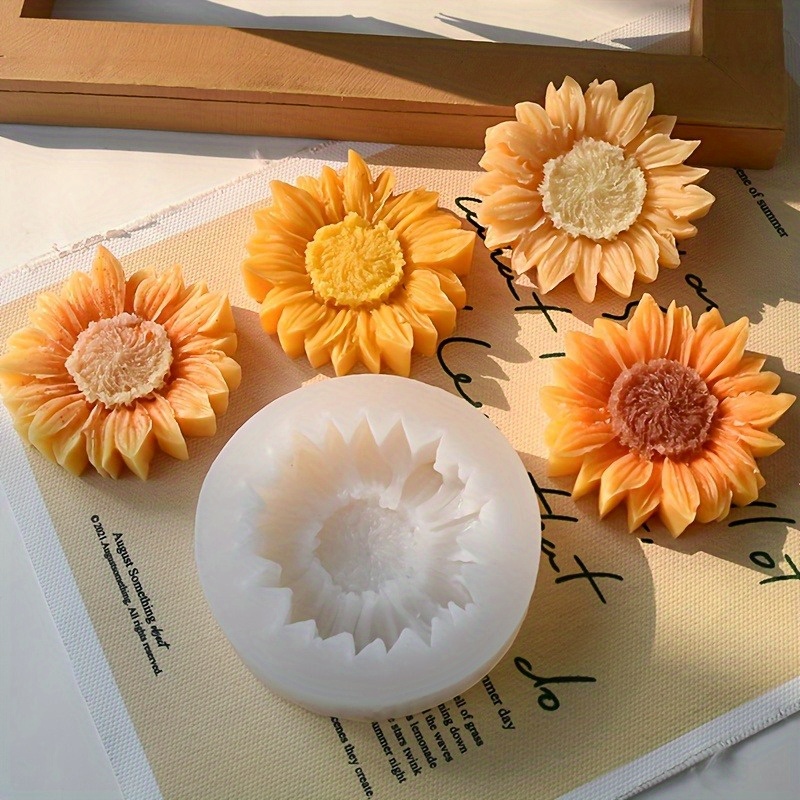 Soap Making Bar - Moule en silicone 3D Tournesol Vibrant