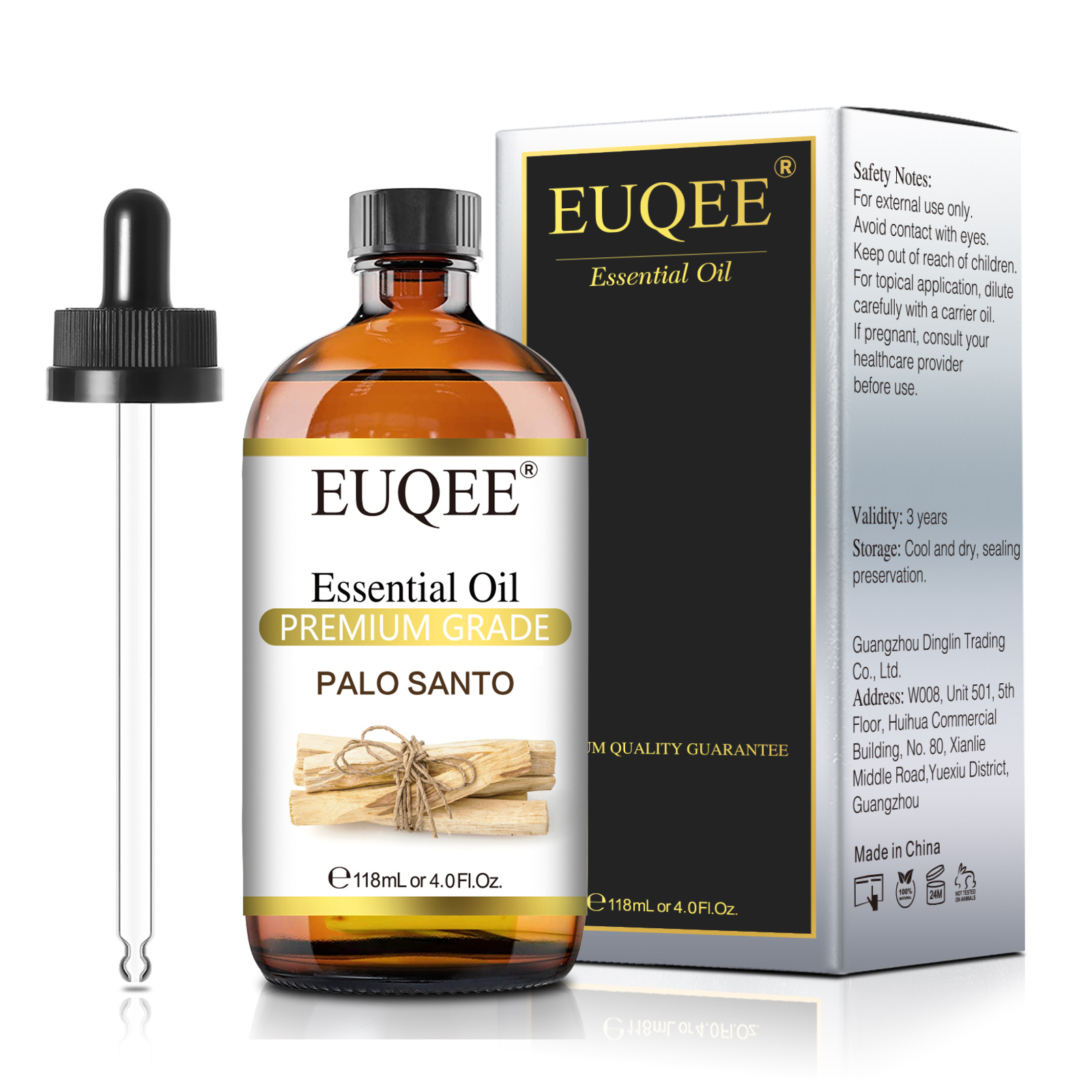 Soap Making Ingredient - EUQEE 118 ml d'huile essentielle Palo