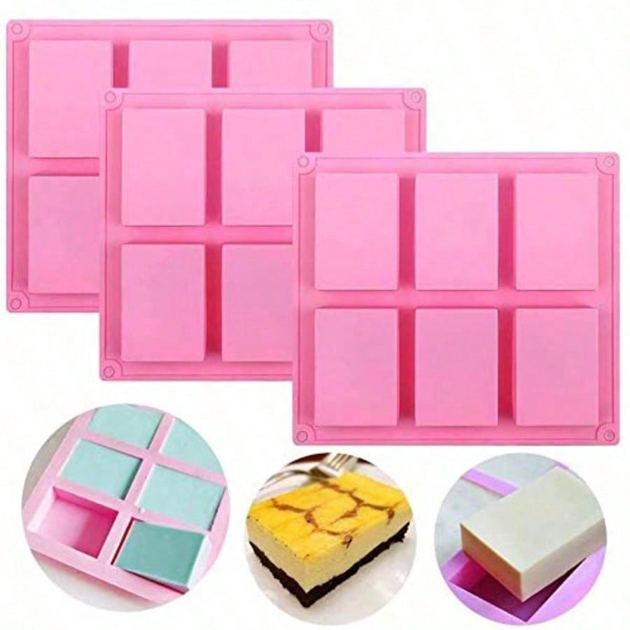 Soap Making Bar - Lot de 1-2 moules en silicone