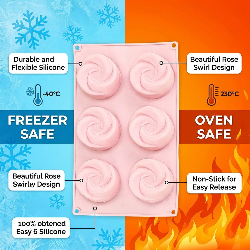 Moule en silicone 6 cavités en - Soap Making Bar avis et prix