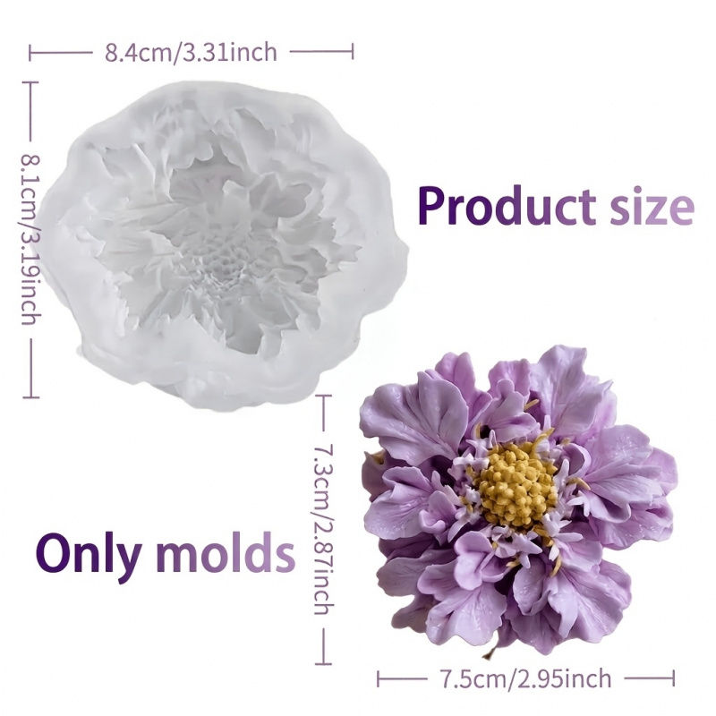 1 moule en silicone pour fleur - Soap Making Bar avis et prix