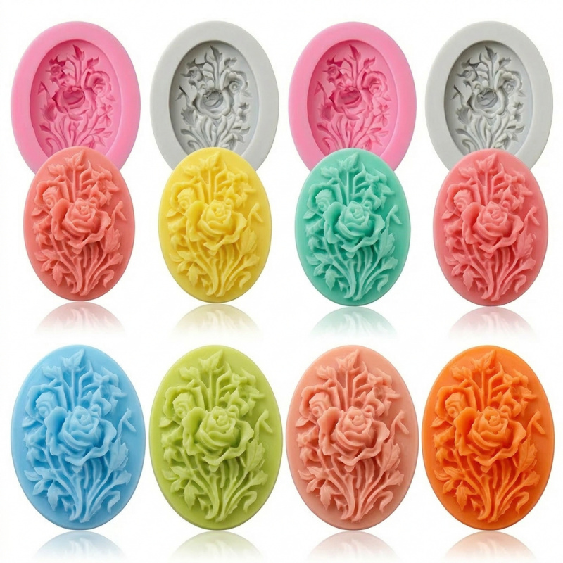 4 moules en silicone en forme  - Soap Making Bar avis et prix
